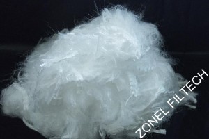 PTFE staple fiber